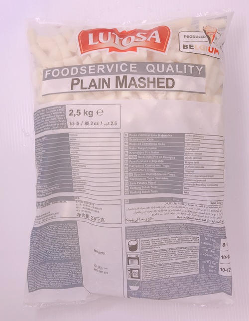 冷凍原味薯泥<br/>LUTOSA FZ MASH POTATO<br/>產品圖