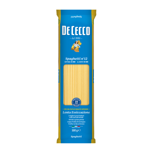 N.12義大利圓麵條<br/>N.12 SPAGHETTI<br/>  |乾貨|米麵製品