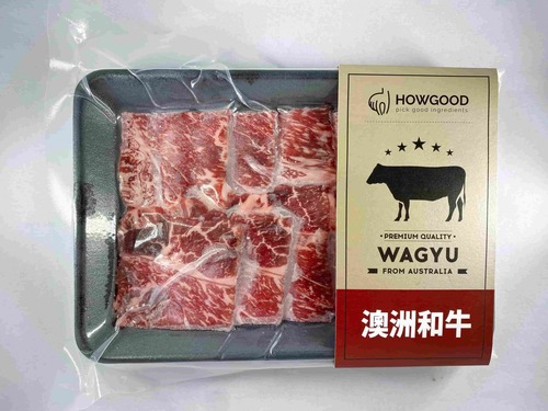 澳洲和牛前腿燒肉片MB8-9<br/>WAGYU BEEF BOLAR BLADE BBQ SLICE MB8-9<br/>產品圖