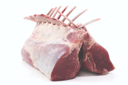 LUMINA 冷凍帶骨法式羊排(去蓋)<br/>FZ BONE IN LAMB RACK FRENCHED 2PC MW/VAC ±1KG/BAG, ±12KG/CS<br/>產品圖