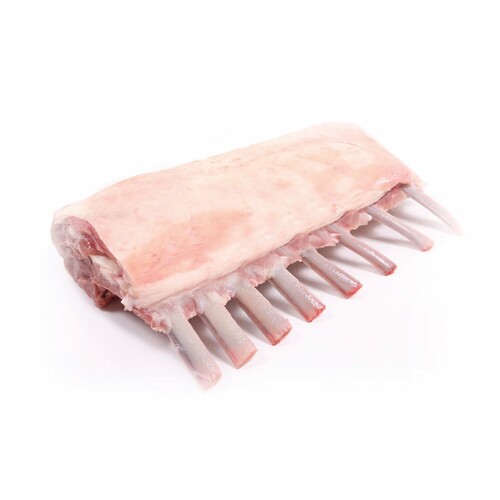 LUMINA冷凍帶骨法式羊排(含蓋)<br/>FZ BONE IN LAMB RACK F. CAP ON IW/VAC 0.7KG+/PC, ±10.5KG/CS<br/>產品圖