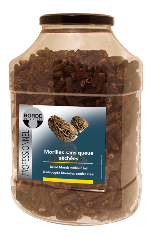 乾羊肚菇 (500公克)<br/>DRIED MORELS WITHOUT TAIL CALIBRATED 3-5CM  <br/>產品圖