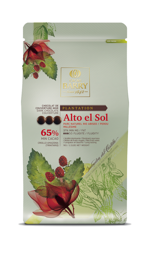 祕魯阿多索莊園調溫巧克力65%(鈕扣狀)<br/>ALTO EL SOL PLANTATION DARK CHO. 65%<br/>  |烘焙|巧克力