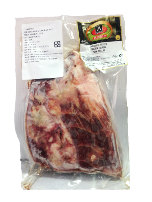 (CABECERO)伊比利黑豬肩胛肉(梅花)<br/>FZ CEBO IBERIAN PORK COLLAR W/O SHOULDER STEAK <br/>  |肉品|豬肉