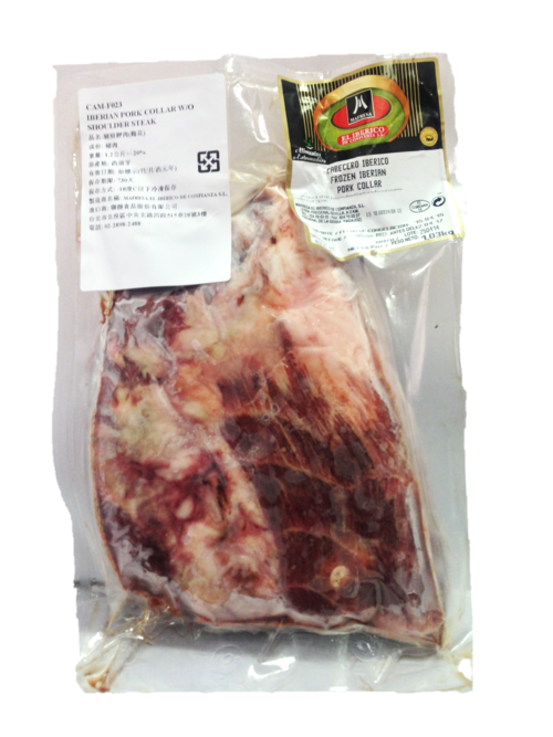 (CABECERO)伊比利黑豬肩胛肉(梅花)<br/>FZ CEBO IBERIAN PORK COLLAR W/O SHOULDER STEAK <br/>產品圖