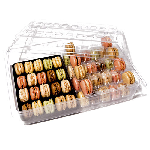 馬卡龍保存盒(外盒)<br/>25 BOX+ LID FOR 80 MACARONS<br/>產品圖