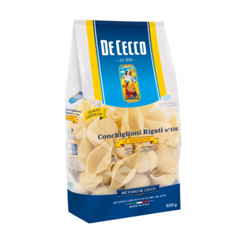 N.126大貝殼麵<br/>N.126 CONCHIGLIONI RIGATI<br/>  |乾貨|米麵製品