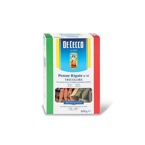 三色斜管麵<br/>N.41 PENNE RIGATE(TRICOLORE)<br/>  |乾貨|米麵製品