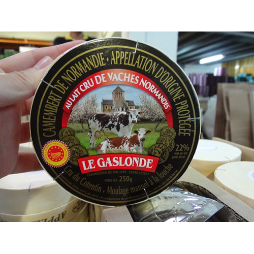 法國諾曼第卡門貝爾乾酪<br/>CAMEMBERT NORMANDE GASLONDE AOC <br/>產品圖