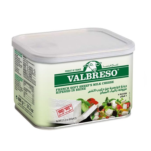 菲塔羊乾酪<br/>FETA VALBRESO 50%FDM <br/>  |乳製品|羊奶乳酪