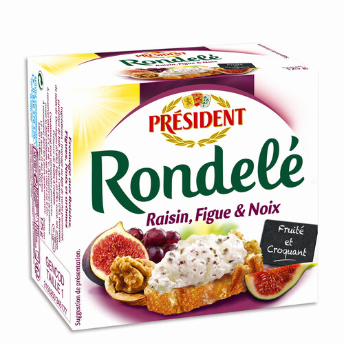 曼達拉水果核桃口味乾酪<br/>RONDELE WITH RAISIN, FIG, WALNUT <br/>  |乳製品|加工乳酪