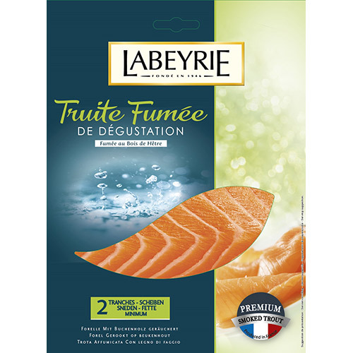 LABEYRIE切片75G煙燻鱒魚<br>LABEYRIE SMOKED TROUT<br>  |海鮮|加工海鮮