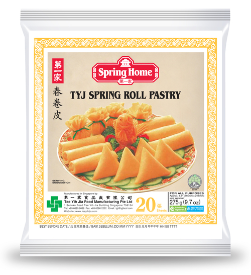 春卷皮(215mm)(20片/袋)<br/>TYJ SPRING ROLL PASTRY <br/>  |冷凍點心|鹹點