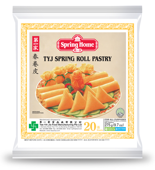 春卷皮(215mm)(20片/袋)<br/>TYJ SPRING ROLL PASTRY <br/>產品圖