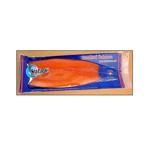 冷凍切片燻鮭<br/>FROZEN SMOKED SALMON PRESLICED<br/>產品圖